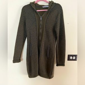 Athleta Zip Up Hooded Sweater